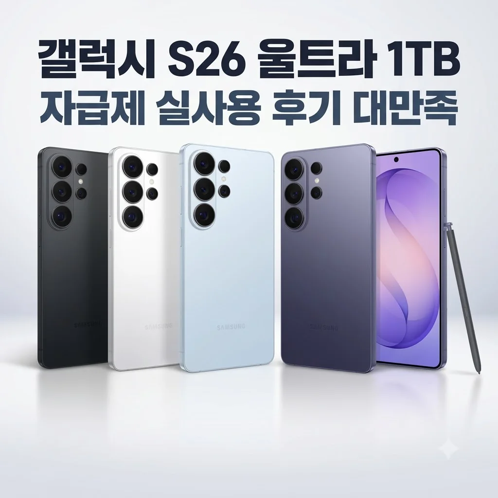 갤럭시 S26 울트라 1TB 자급제 실사용 후기 대만족