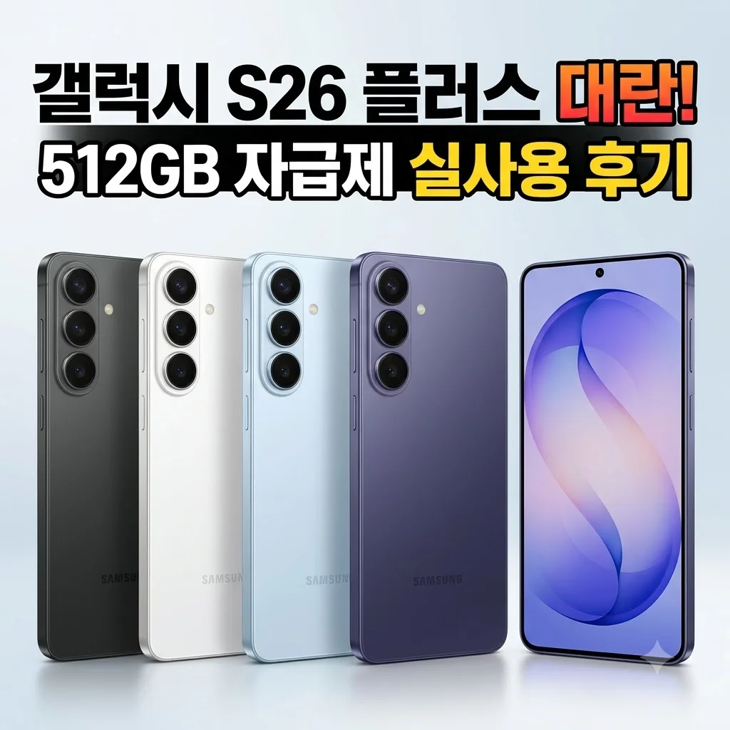 갤럭시 S26 플러스 대란! 512GB 자급제 실사용 후기