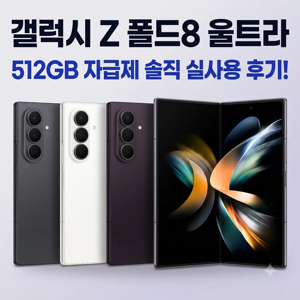 삼성 갤럭시 Z폴드8 울트라 512GB 자급제 실사용 솔직 후기 대란 속 선택