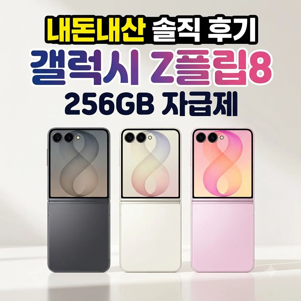 갤럭시 Z플립8 256GB SM-F776N 자급제 내돈내산 솔직한 사용 후기