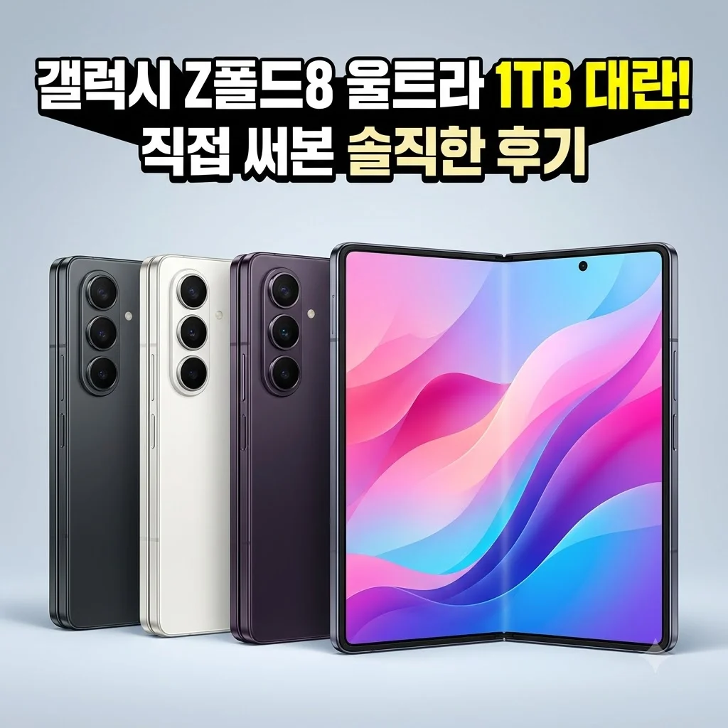 갤럭시 Z폴드8 울트라 1TB 대란! 직접 써본 솔직한 후기