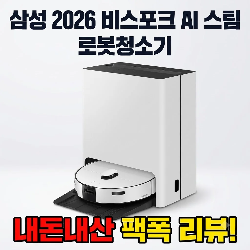 삼성 2026 비스포크AI 스팀 로봇청소기 내돈내산 팩폭 리뷰