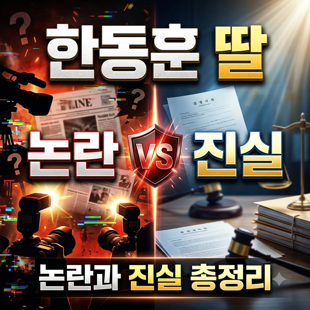 한동훈 딸 이슈 총정리, 논란부터 진실까지 알아보기
