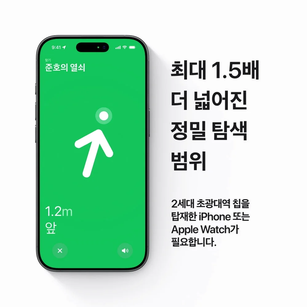 애플 에어태그 2세대 1개 팩 MFE94KH/A 상세 이미지 1