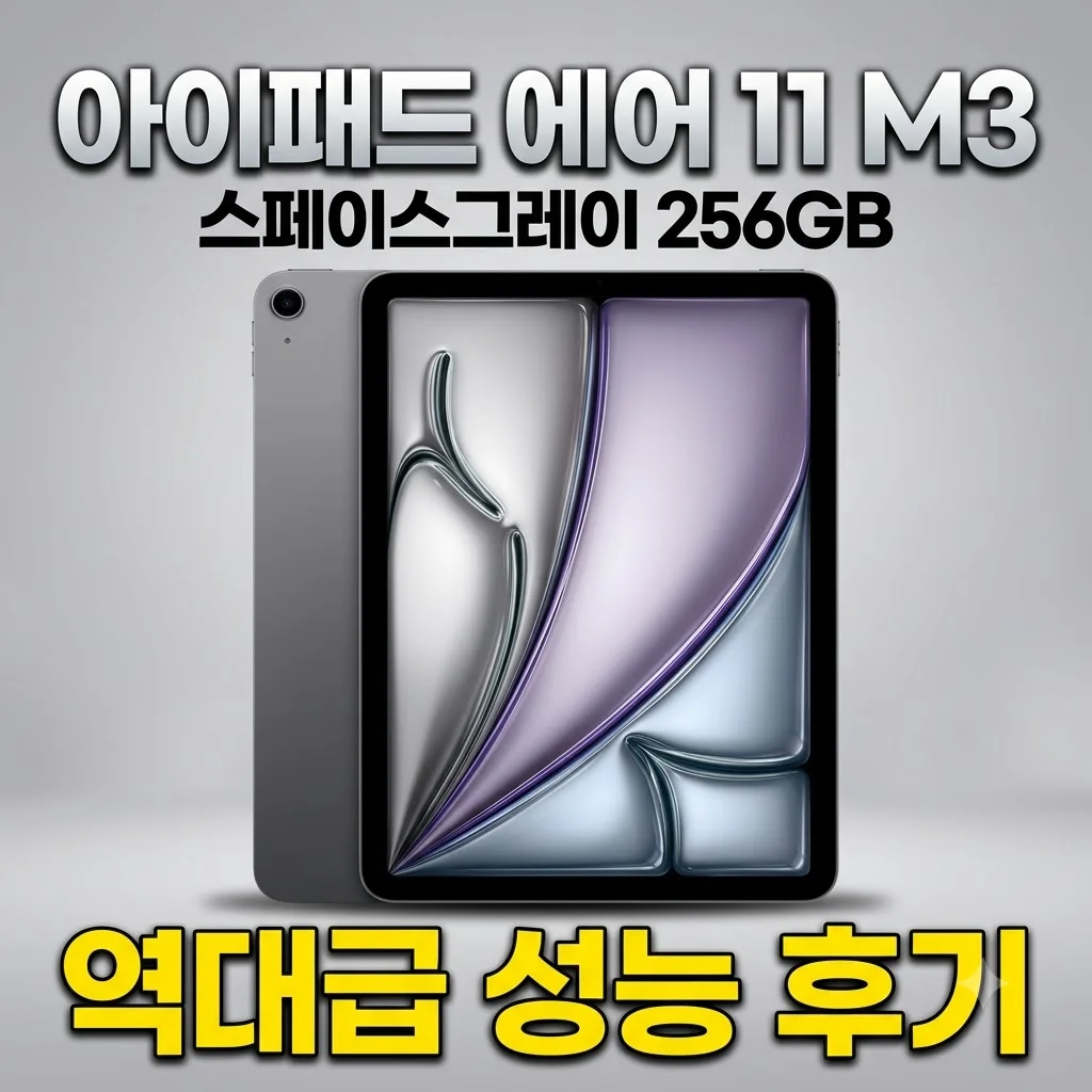 애플 아이패드 에어 11 M3 스페이스그레이 256GB 역대급 성능 후기