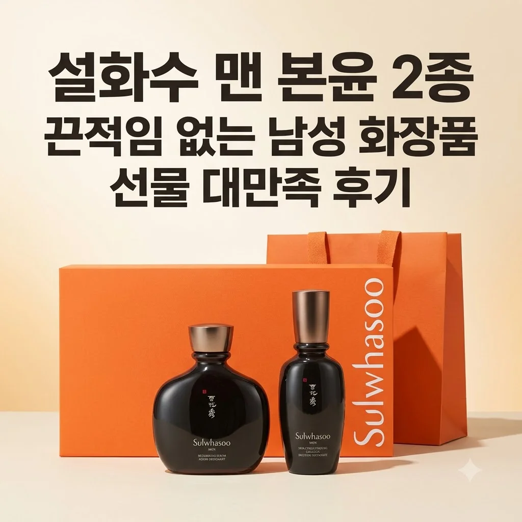 설화수 맨 본윤2종 끈적임 없는 <strong>남성 화장실 선물</strong> 대만족 후기