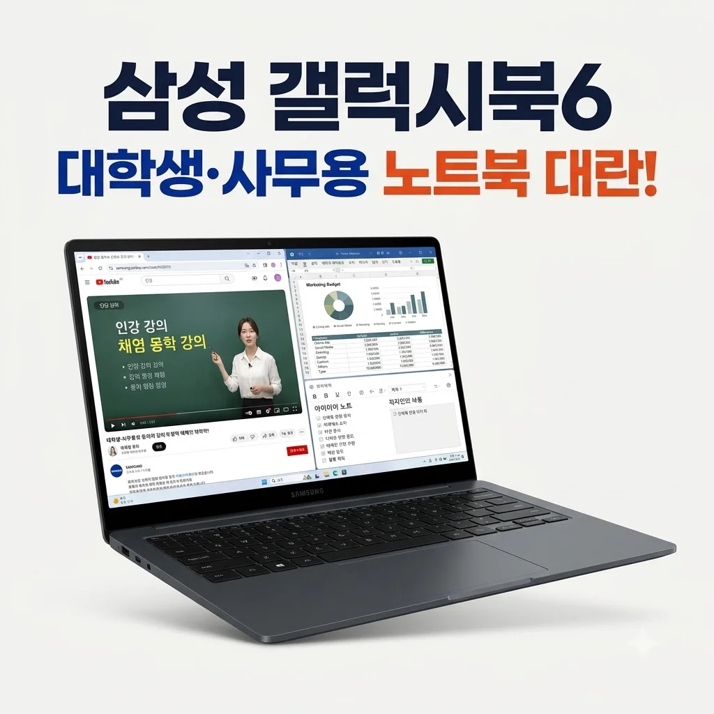 삼성전자 갤럭시북6 NT740VJQ-A58A 대학생 인강용 사무용 노트북 대란