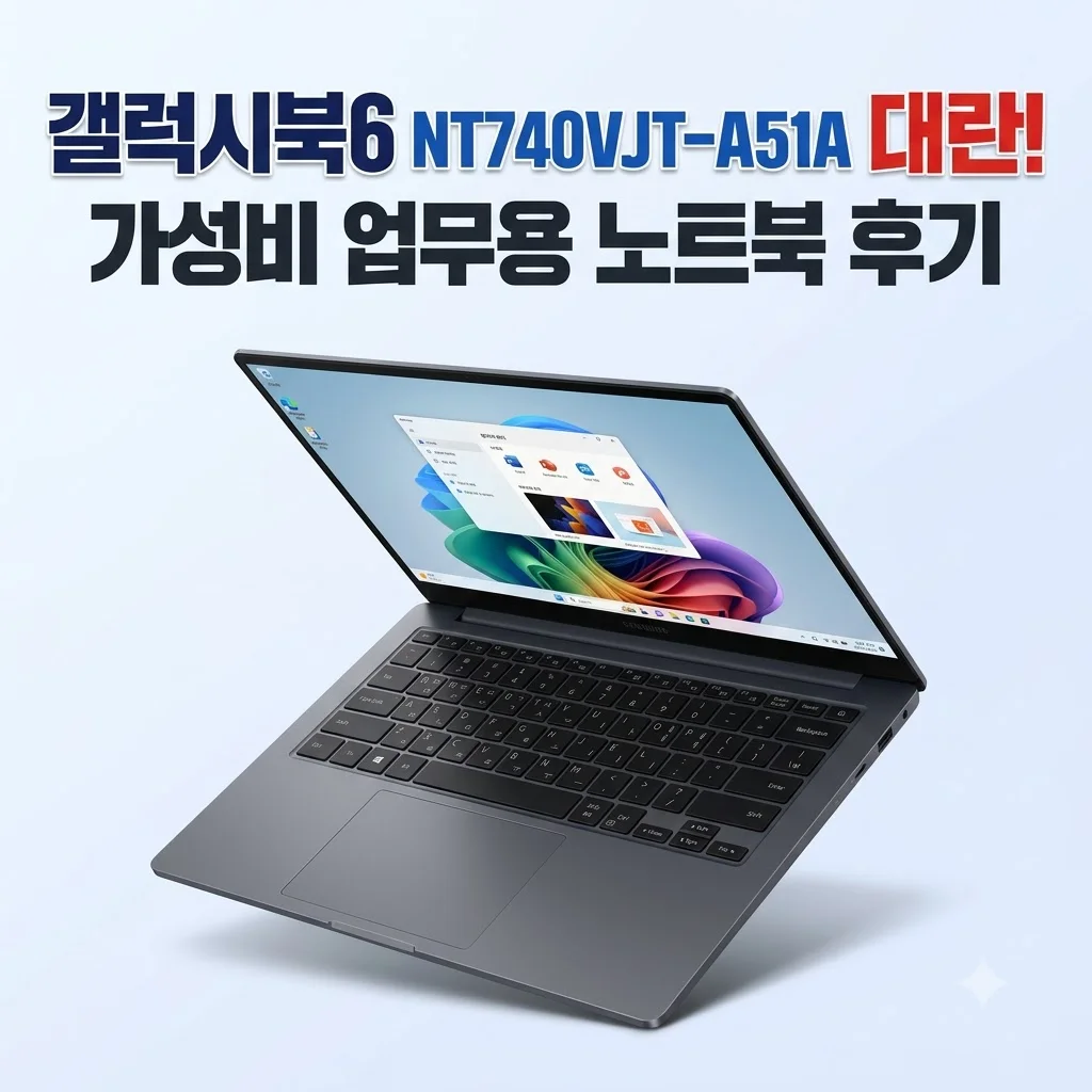 갤럭시북6 NT740VJT-A51A 대란! 가성비 업무용 노트북 후기