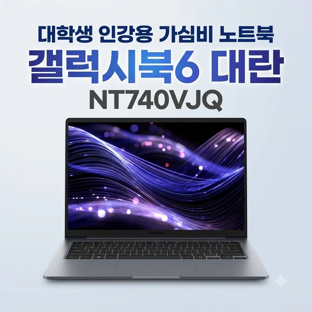 갤럭시북6 NT740VJQ 대학생 인강용 가심비 저렴한 노트북 대란
