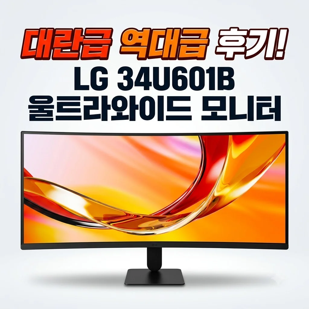 LG 34U601B WQHD 120Hz 울트라와이드 모니터 대란급 역대급 후기