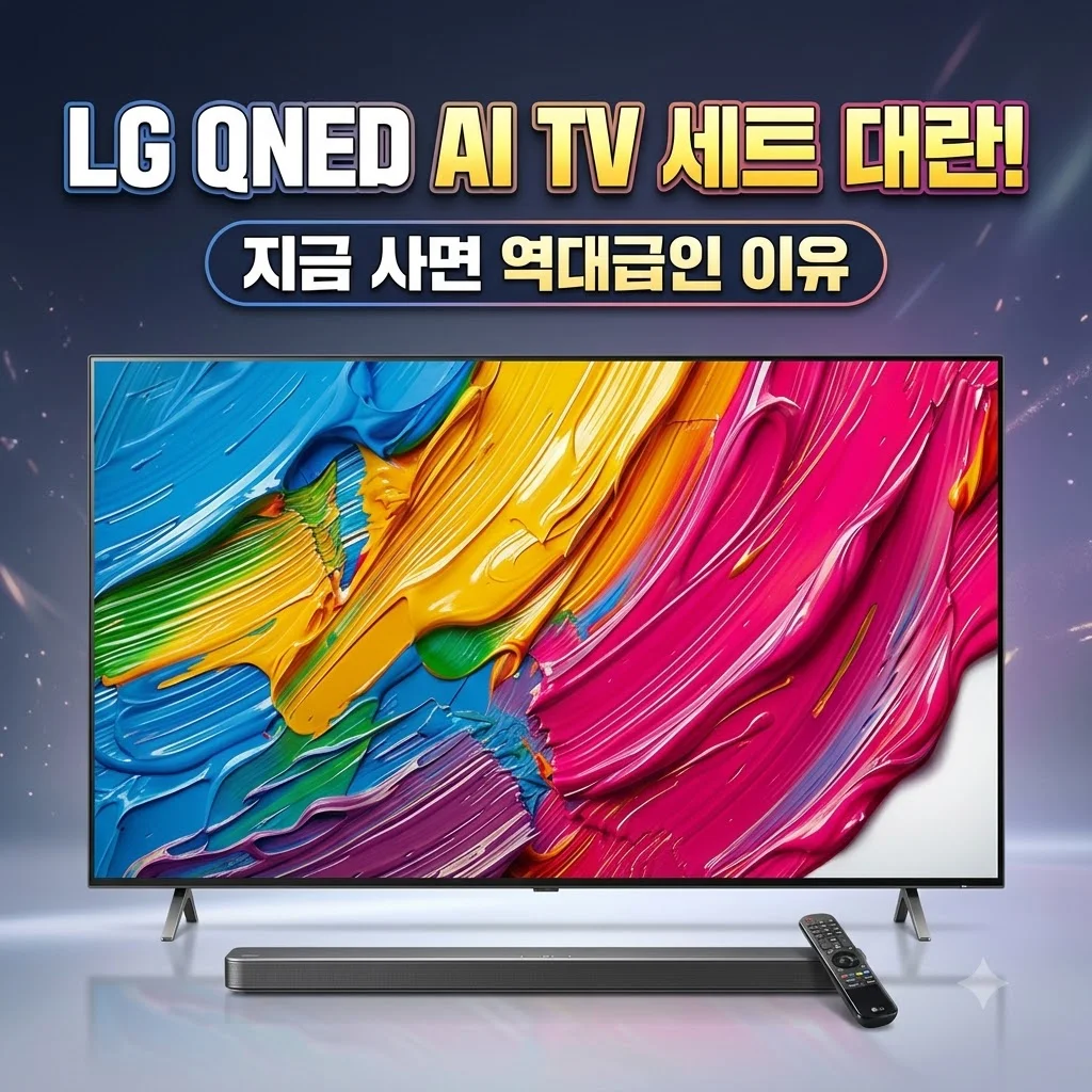 LG QNED AI TV 세트 대란! 지금 사면 역대급인 이유