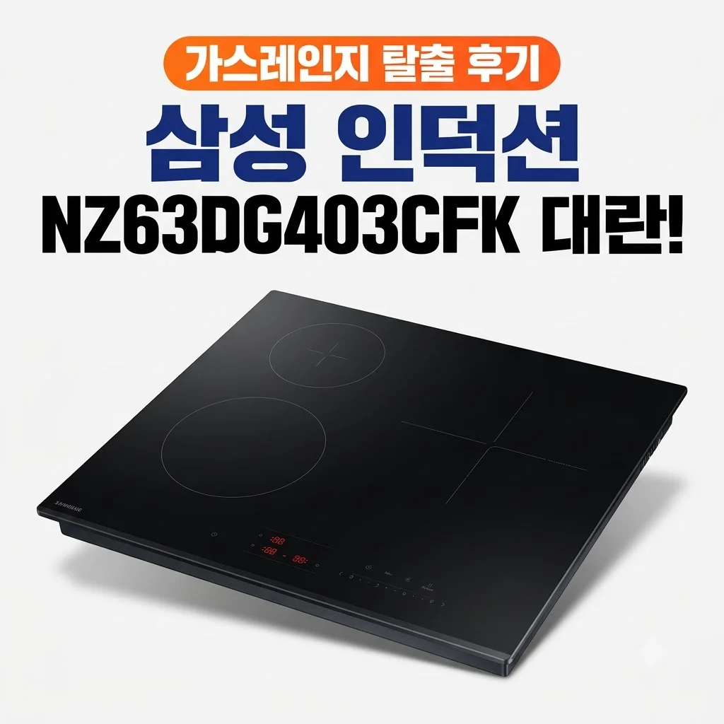 삼성 인덕션 NZ63DG403CFK 대란! 가스레인지 탈출 후기