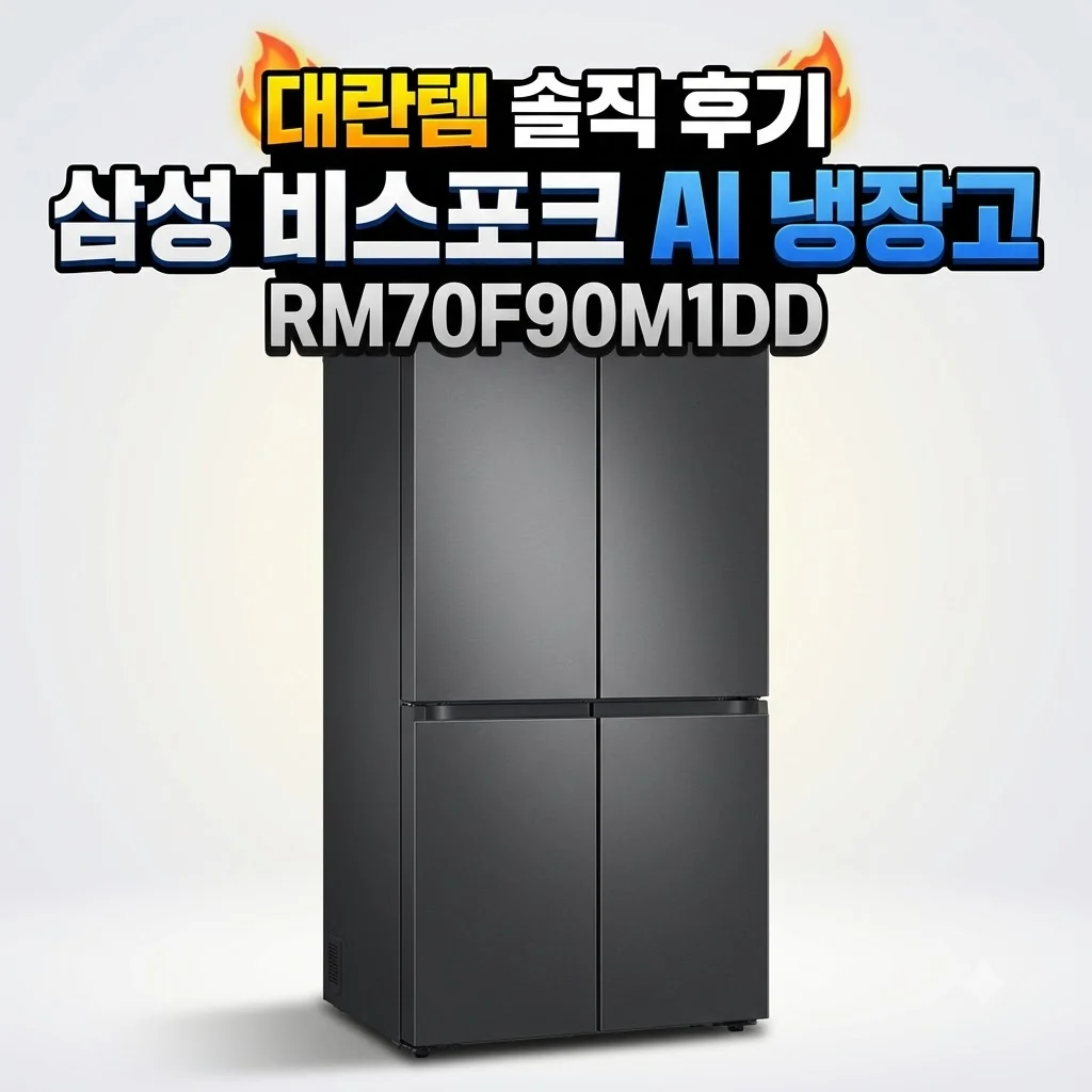 삼성 비스포크 AI 냉장고 RM70F90M1DD 대란템 솔직 후기