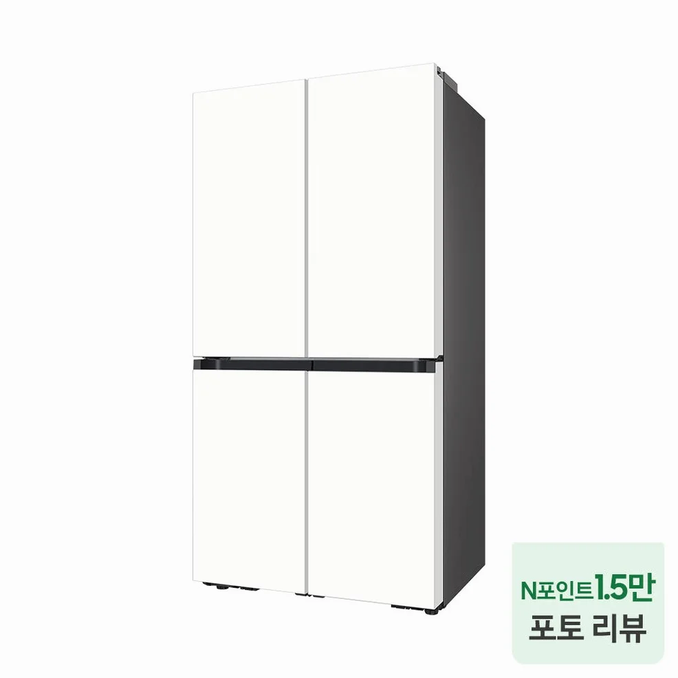삼성 비스포크 AI 냉장고 4도어 905L 에센셜 화이트(RM70F90R2ZD) 상세 이미지 2