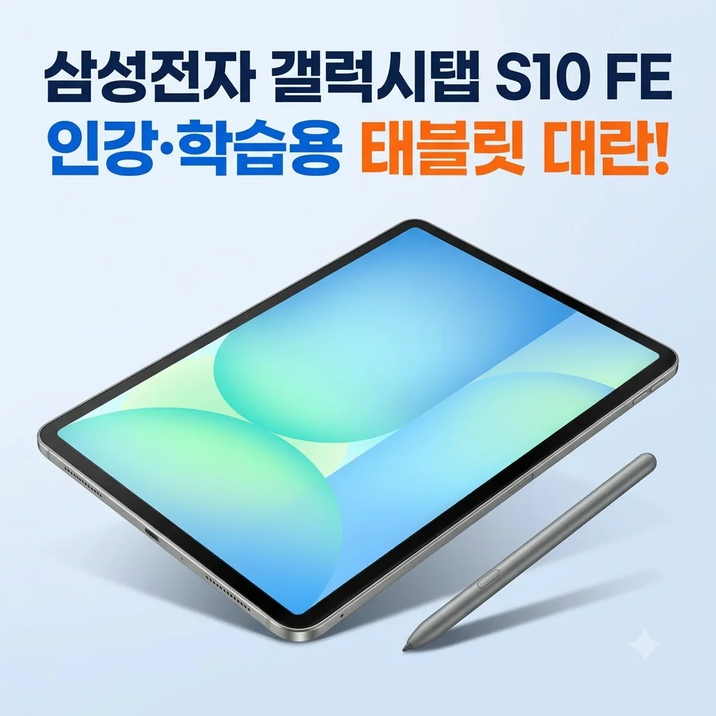 삼성전자 갤럭시탭 S10 FE 인강용 학습용 태블릿 대란