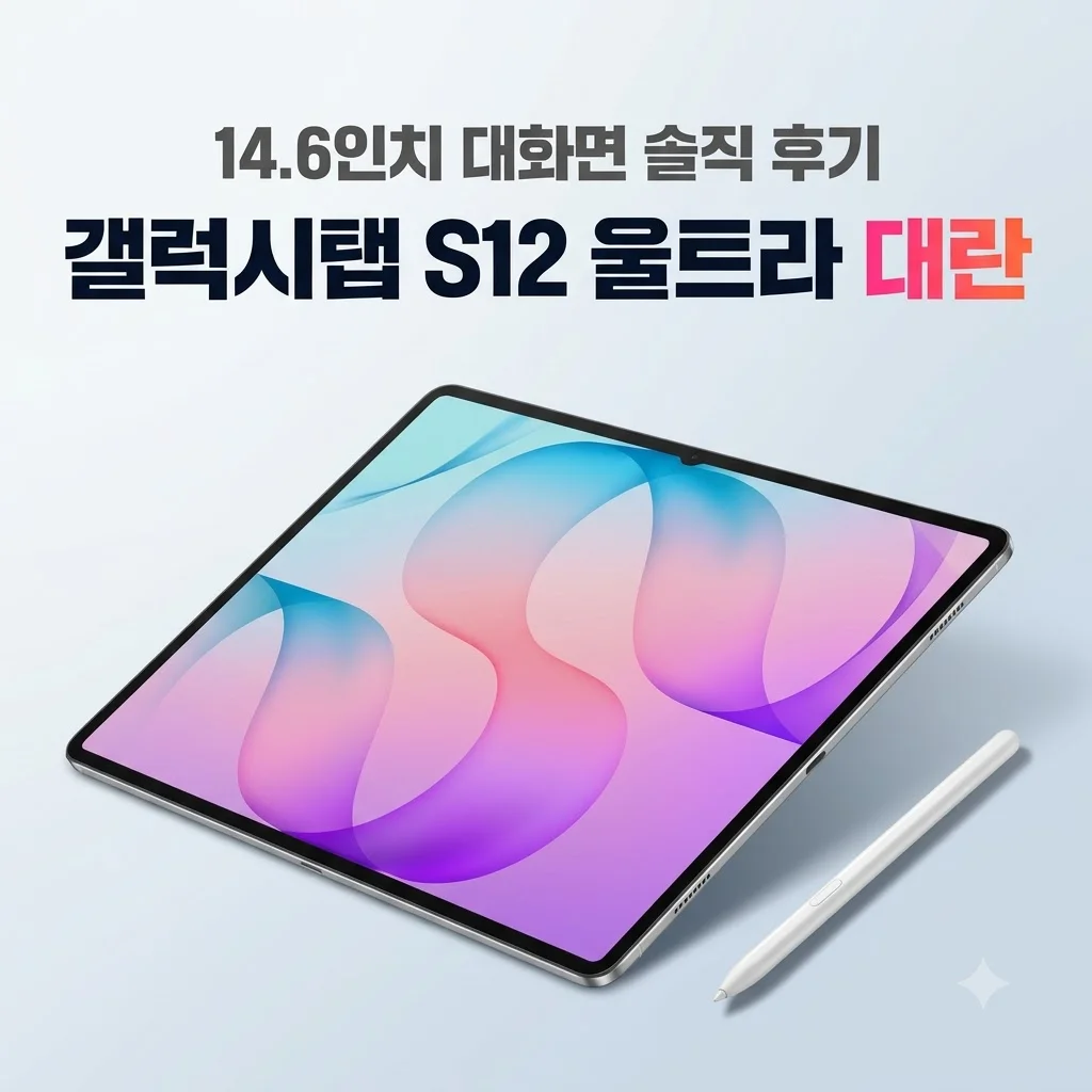 삼성전자 갤럭시탭 S12 울트라 대란, 14.6인치 대화면 후기