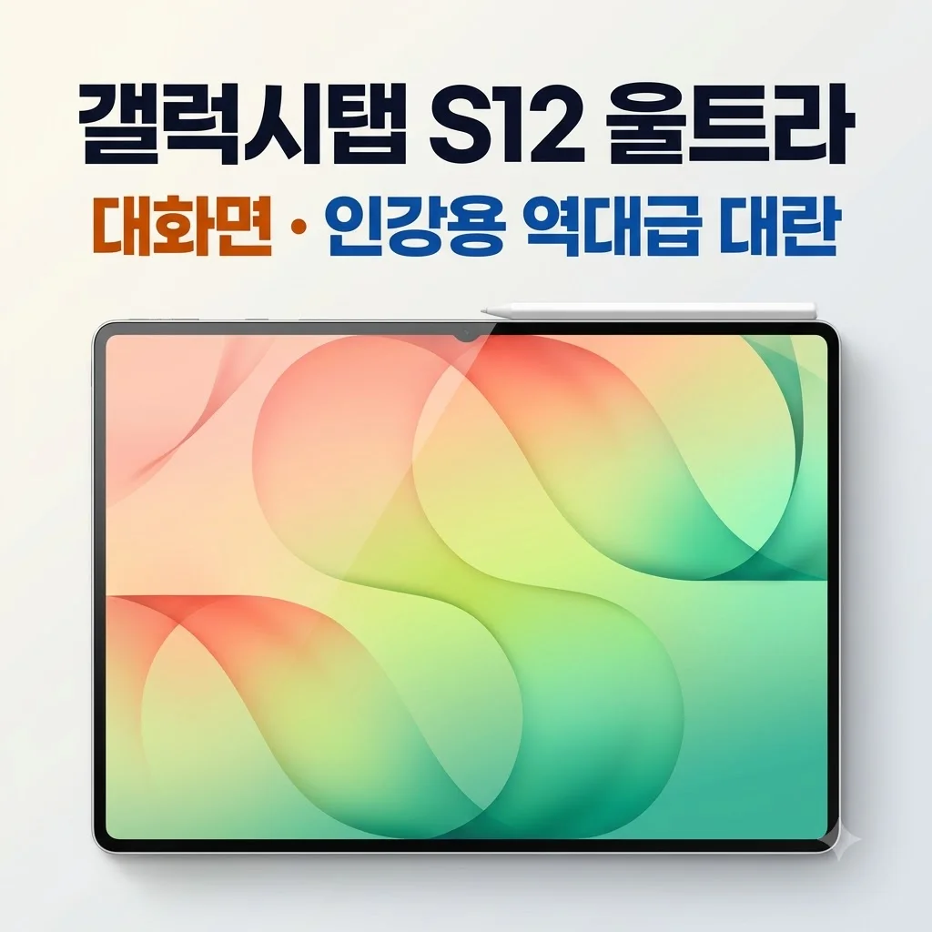 삼성전자 갤럭시탭 S12 울트라 WiFi 대란 실버 대화면 인강용