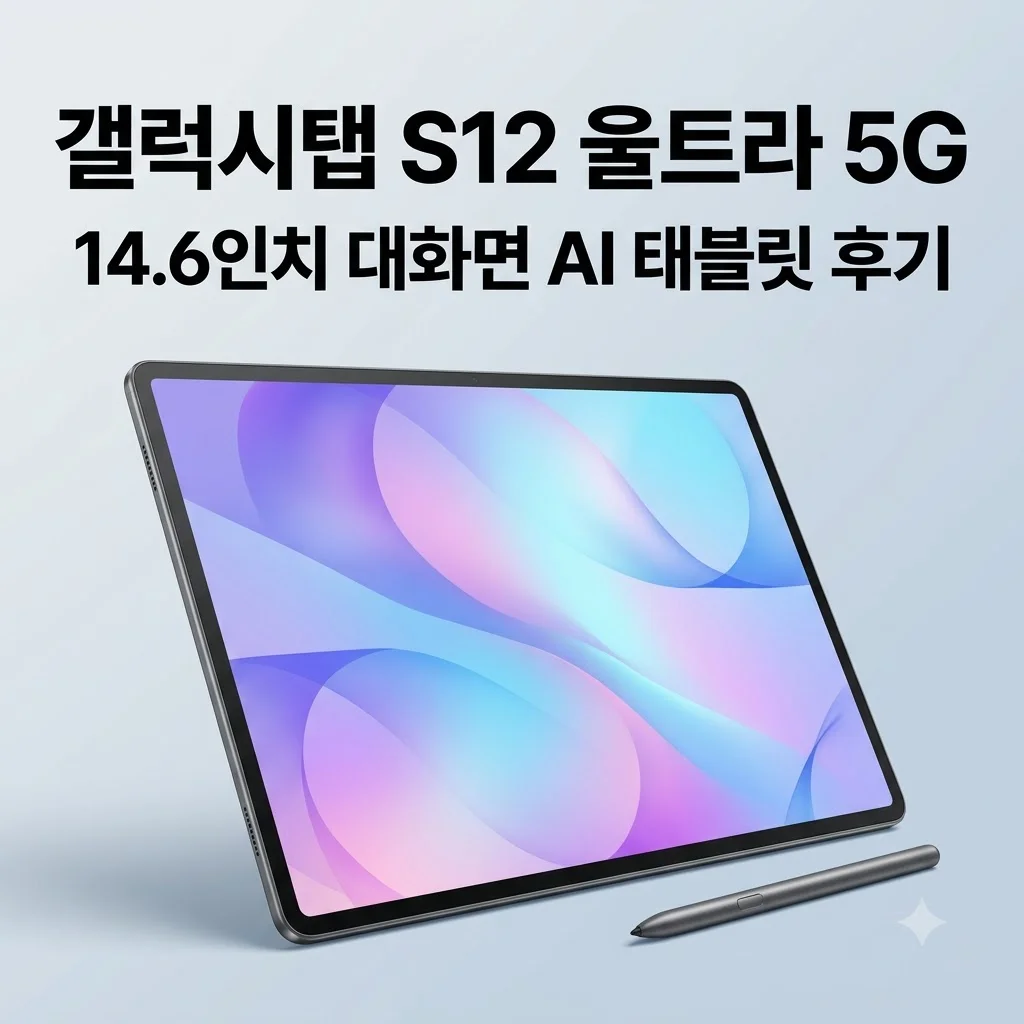 삼성전자 갤럭시탭 S12 울트라 5G 14.6인치 대화면 AI 태블릿 후기