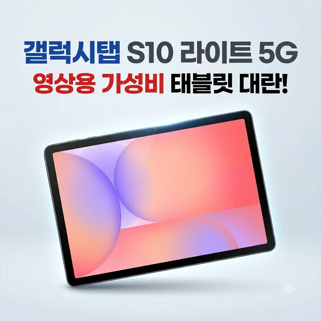 갤럭시탭 S10 라이트 5G 영상용 가성비 태블릿 대란