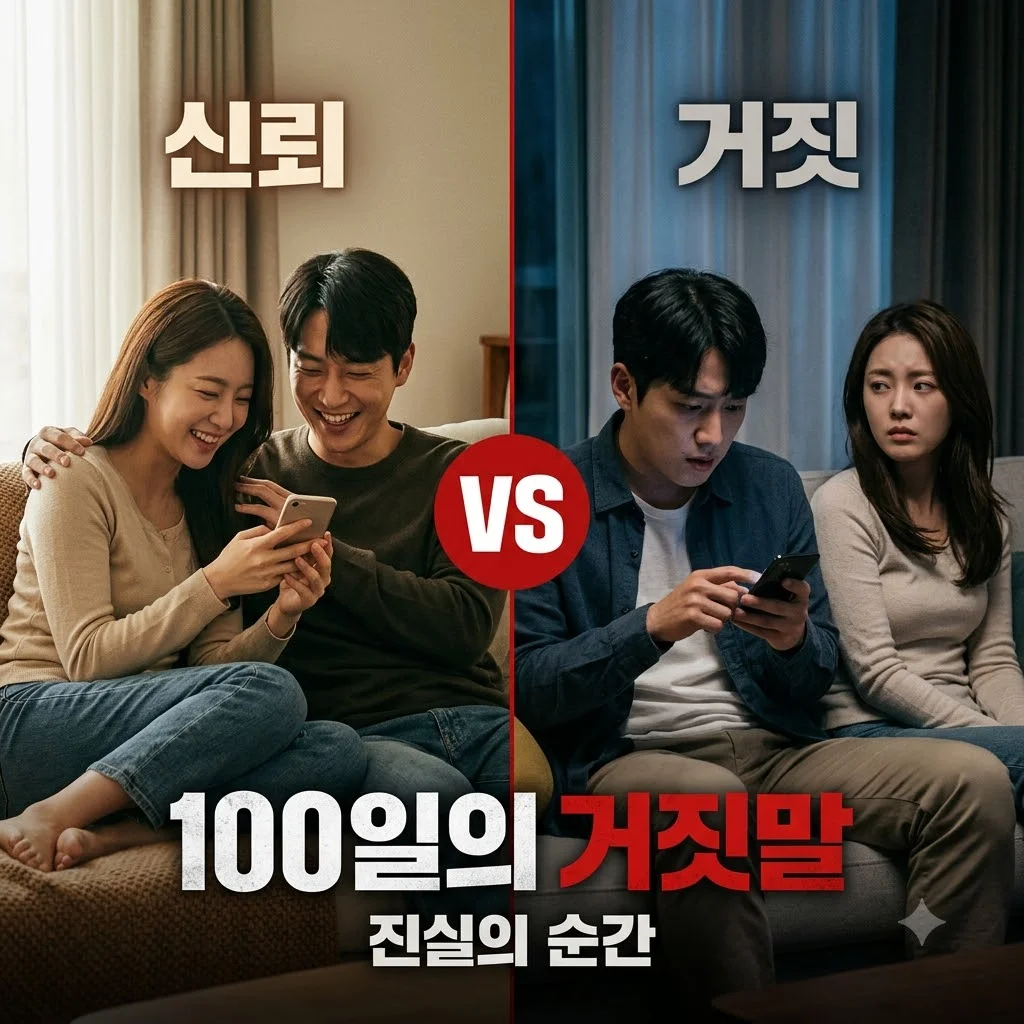 100일의 거짓말, 연인 사이의 비밀과 진실을 마주하는 순간