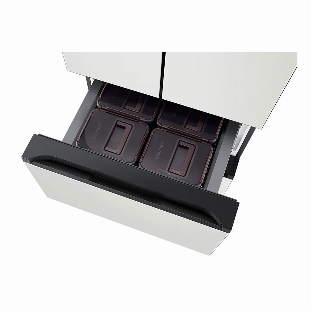 삼성 비스포크 AI 김치냉장고 4도어 490L 1등급 코타 화이트(RK70F49M1A) 상세 이미지 2
