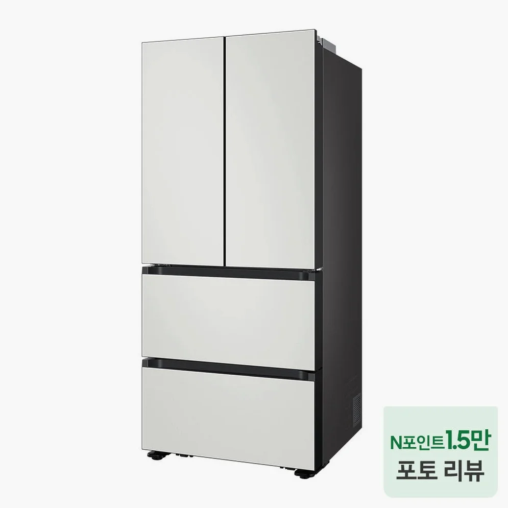 삼성 비스포크 AI 김치냉장고 4도어 490L 1등급 코타 화이트(RK70F49M1A) 상세 이미지 3