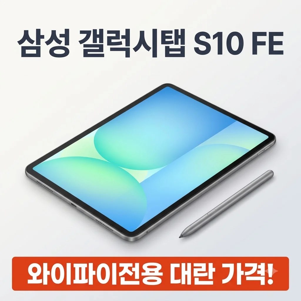 삼성전자 갤럭시탭 S10 FE 와이파이전용 태블릿 대란 가격