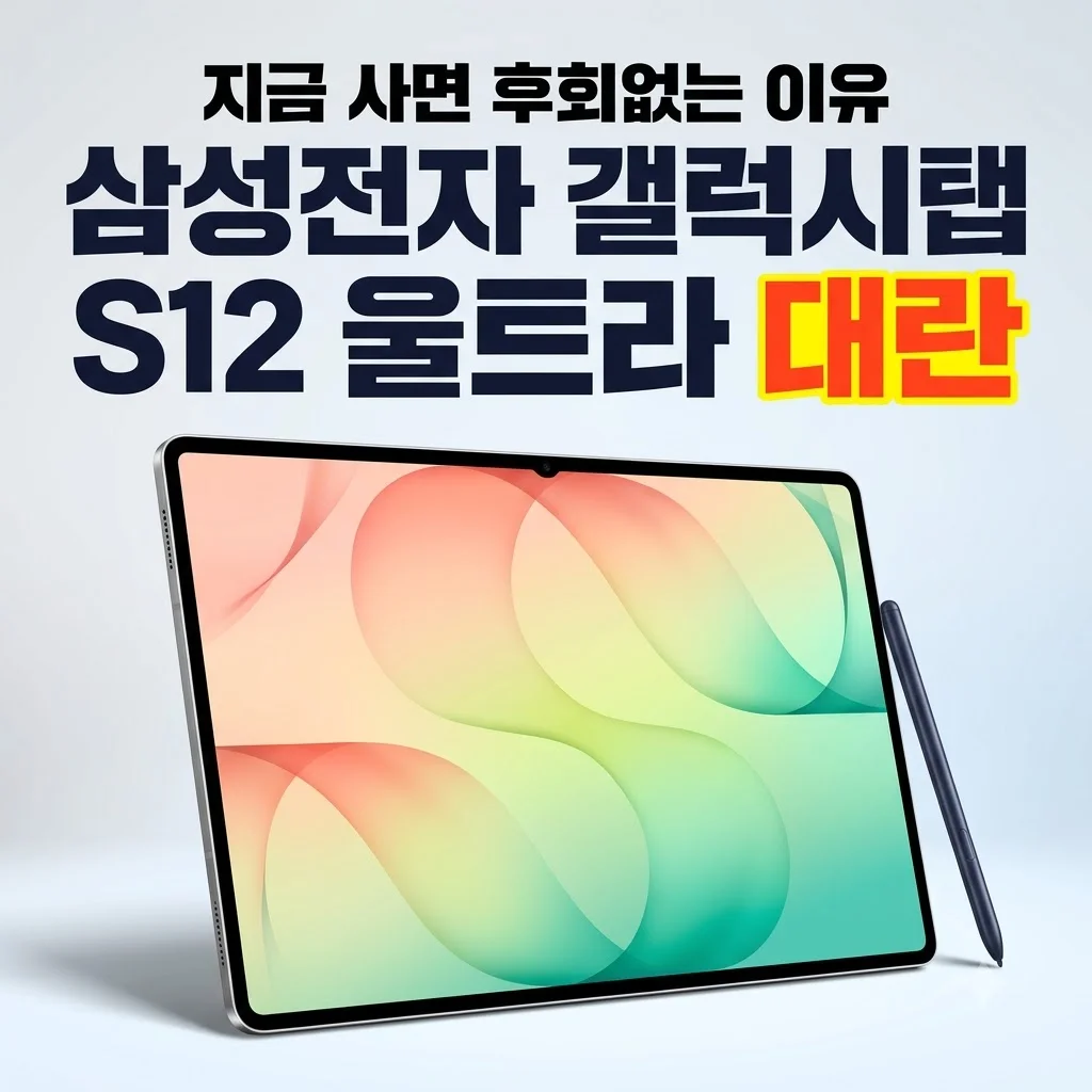 삼성전자 갤럭시탭 S12 울트라 대란, 지금 사면 후회없는 이유