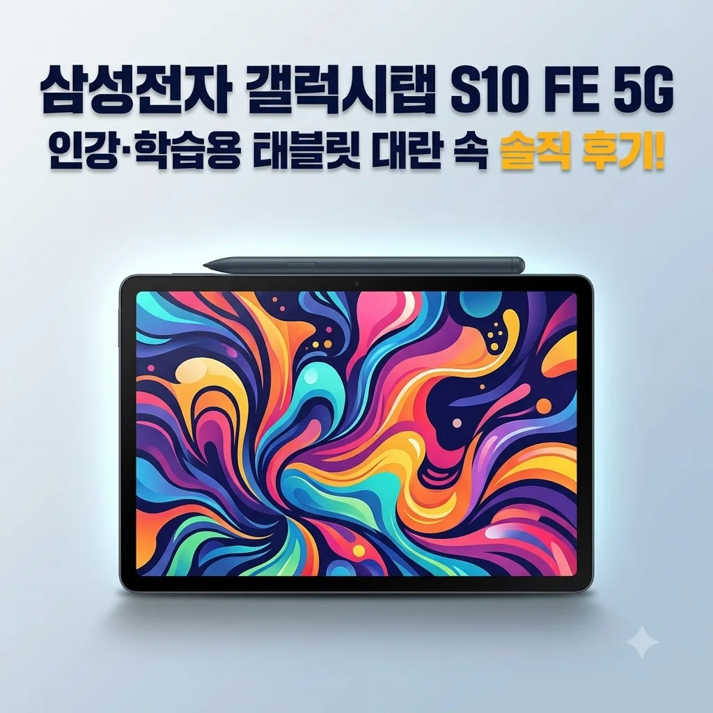 삼성전자 갤럭시탭 S10 FE 5G 인강용 학습용 태블릿 대란 속 솔직 후기