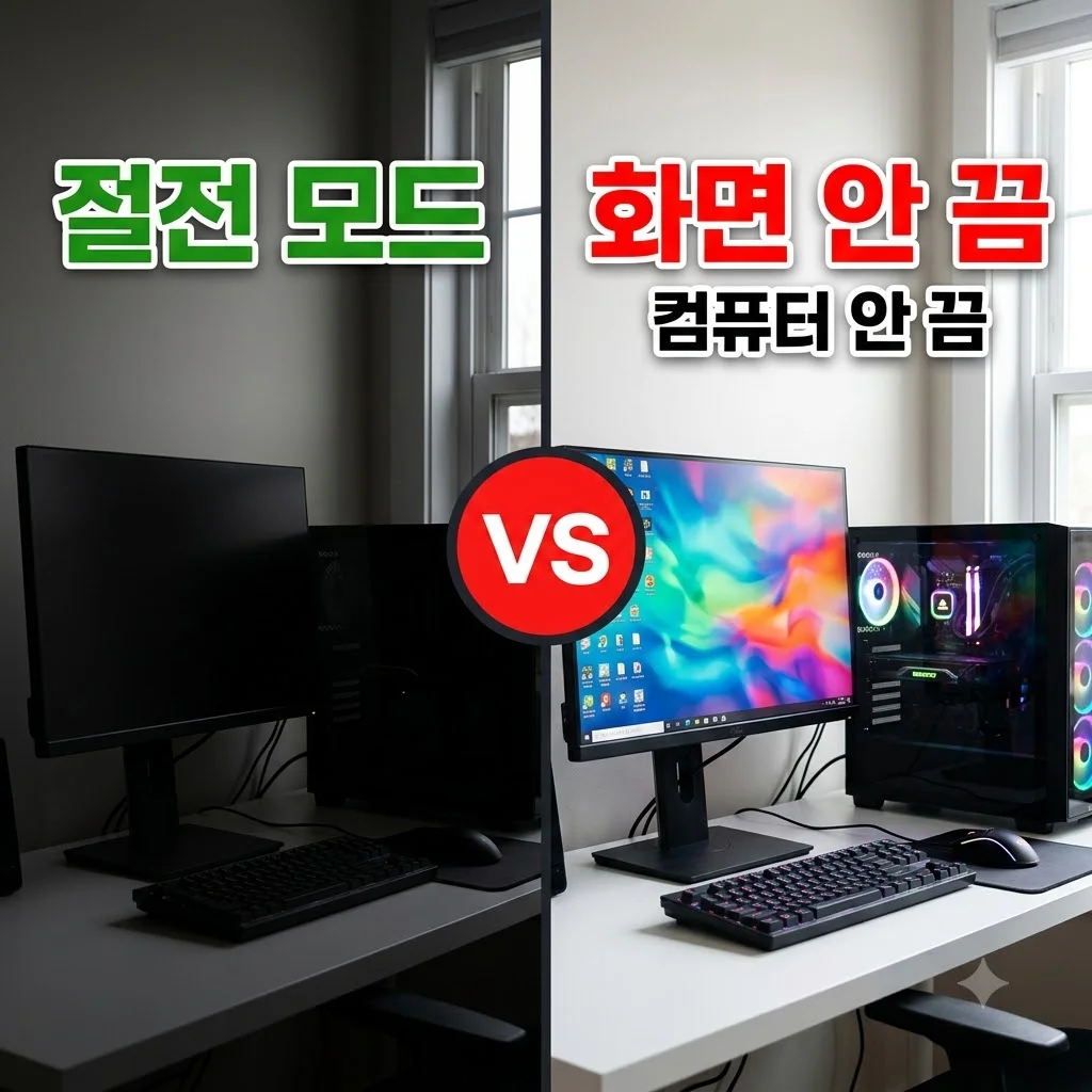 안잠자기의뜻 알면 편해지는 컴퓨터 절모드 설정 방법