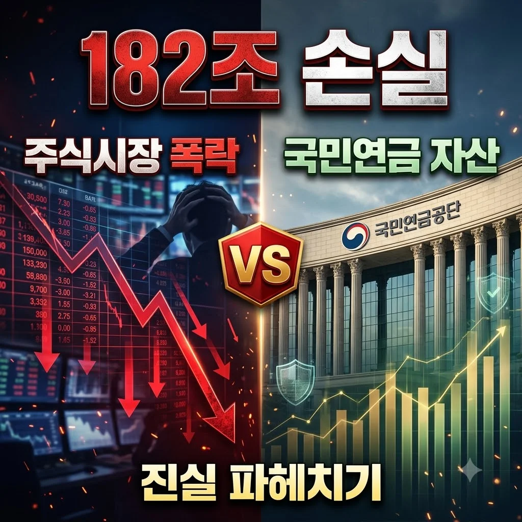 국민연금 182조원 손실 진실과 기금 운용 현황 분석