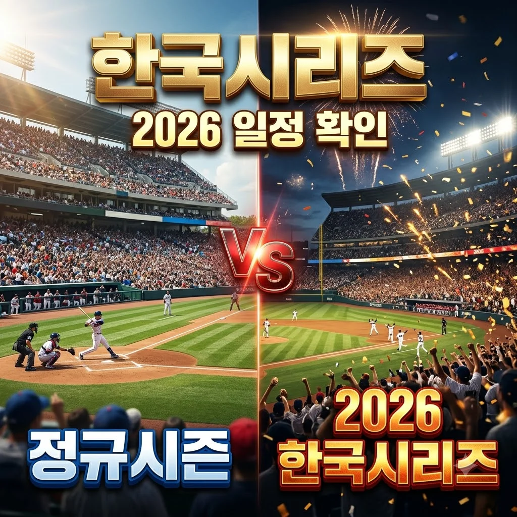 2026 한국시리즈 일정 및 포스트시즌 경기 안내