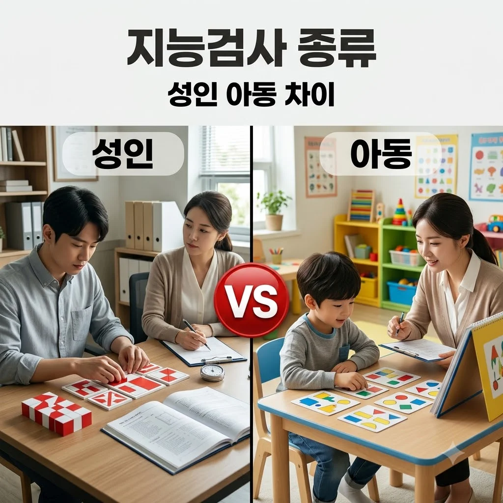 웩슬러 지능검사 비용과 성인 아동 검사 종류 총정리