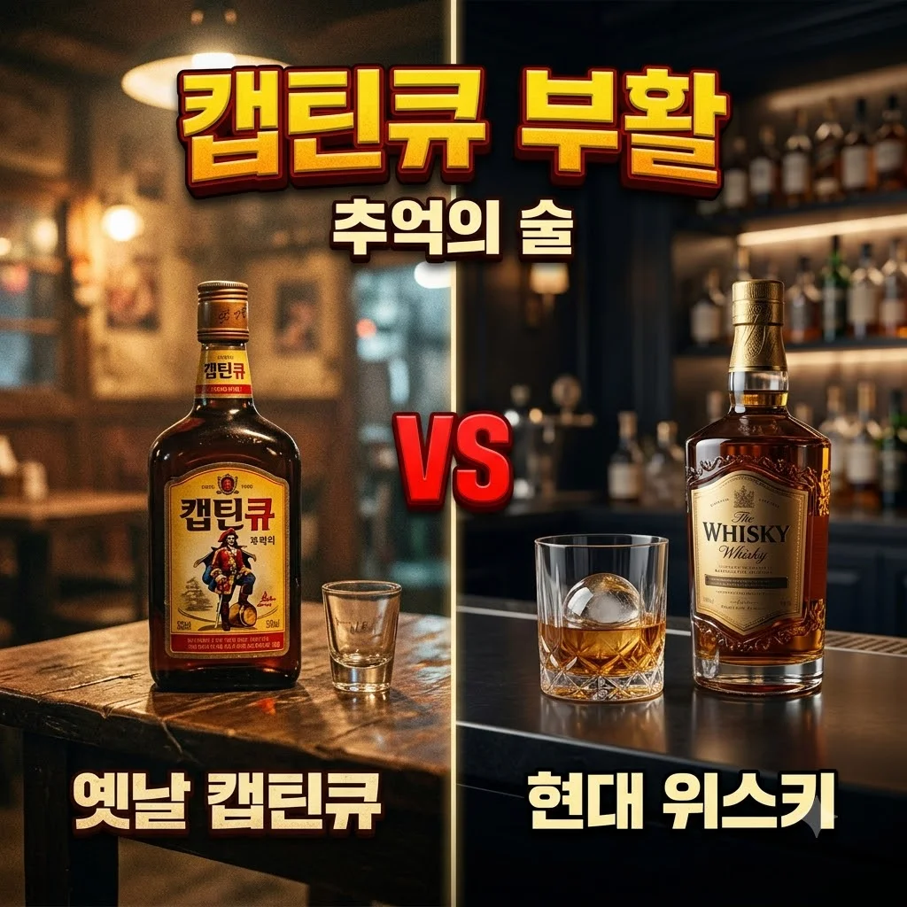 캡틴큐 부활 가능성과 추억의 국산 위스키 역사 정리