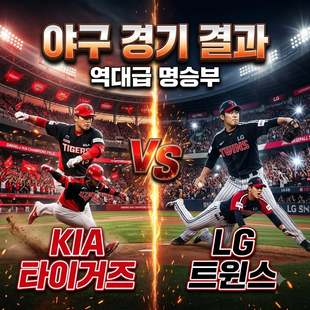 2026년 10월 20일 KIA LG 경기 결과와 하이라이트 총정리