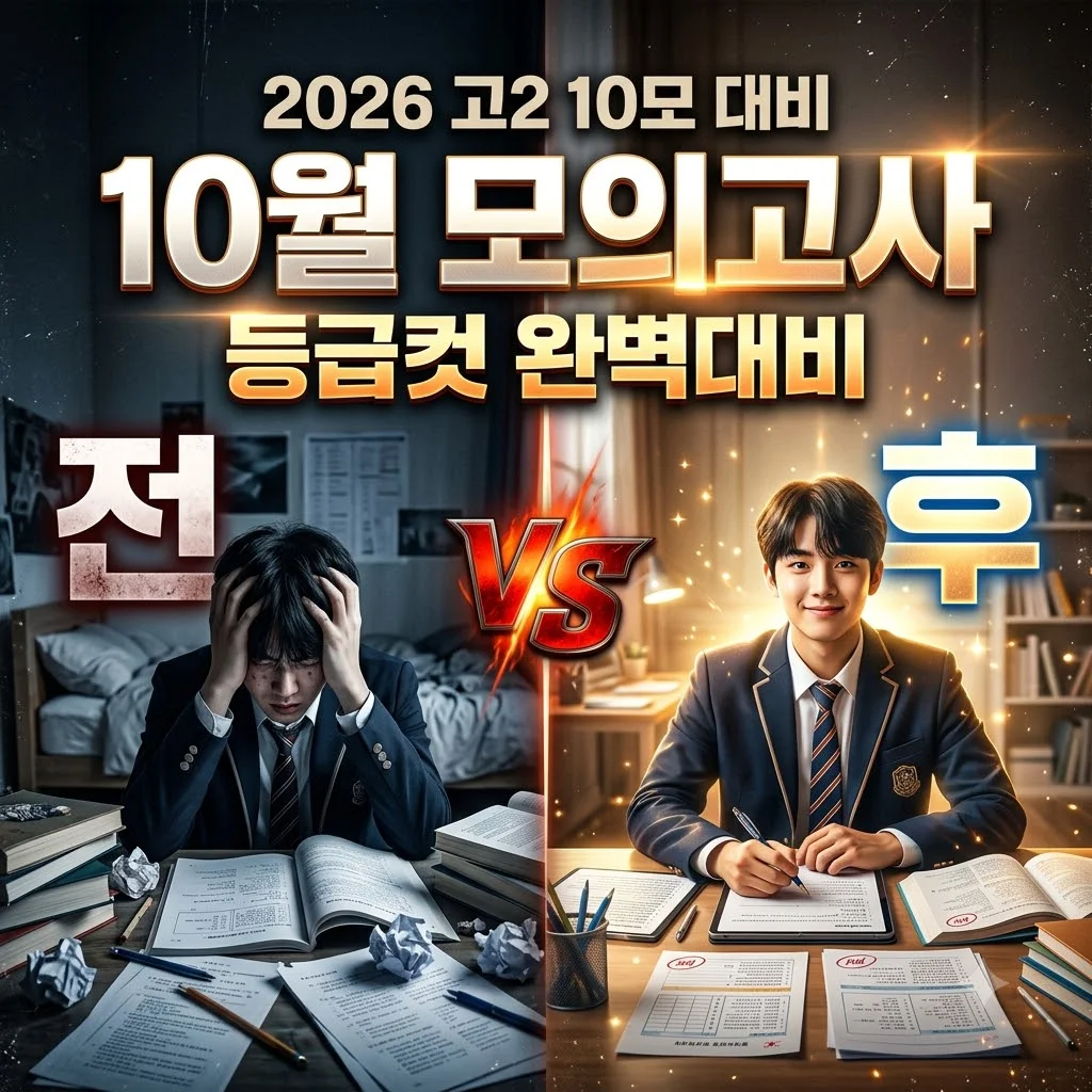 2026 고2 10모 등급컷 분석과 성적 향상 대비 전략