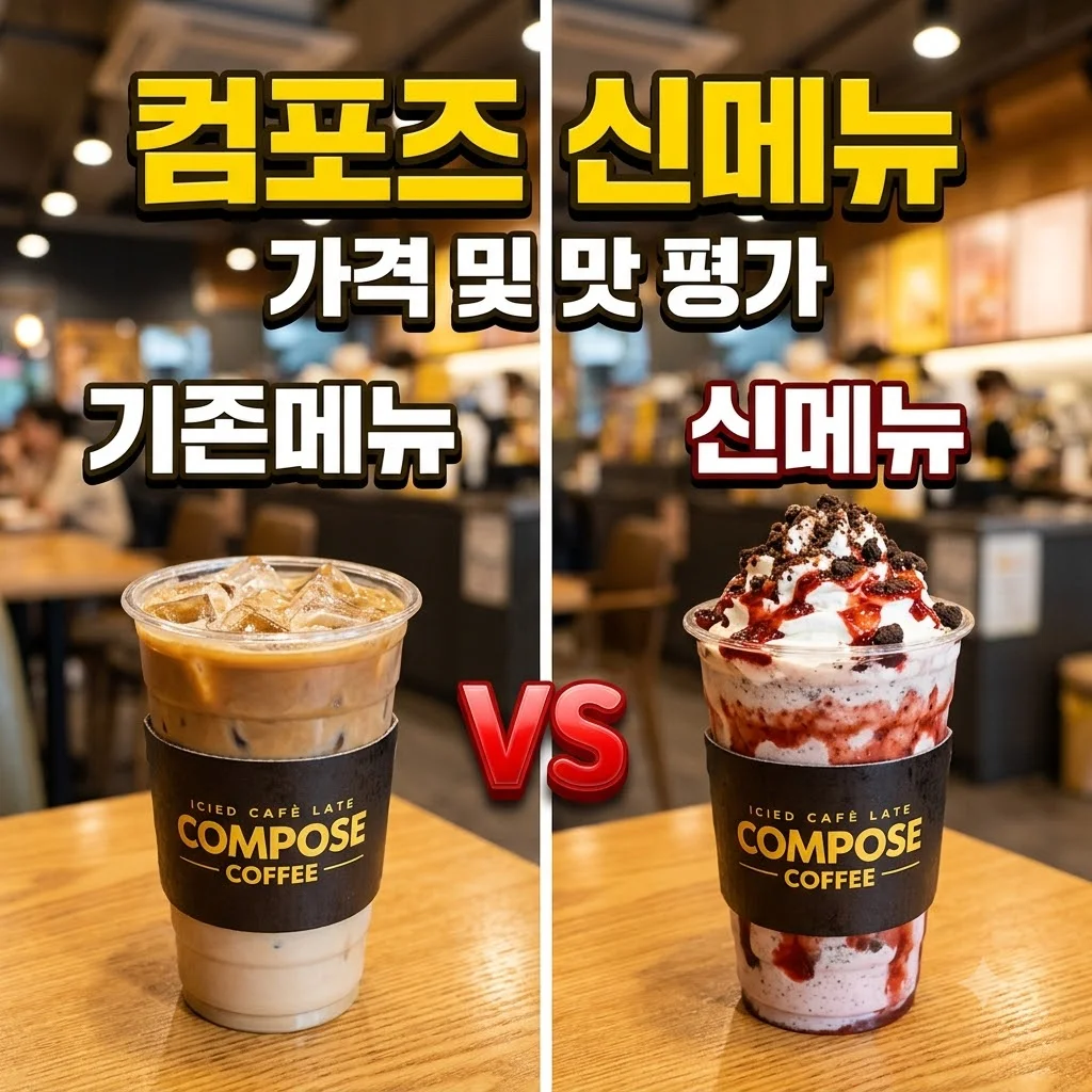 컴포즈 신메뉴 가격과 추천 음료 완벽 정리