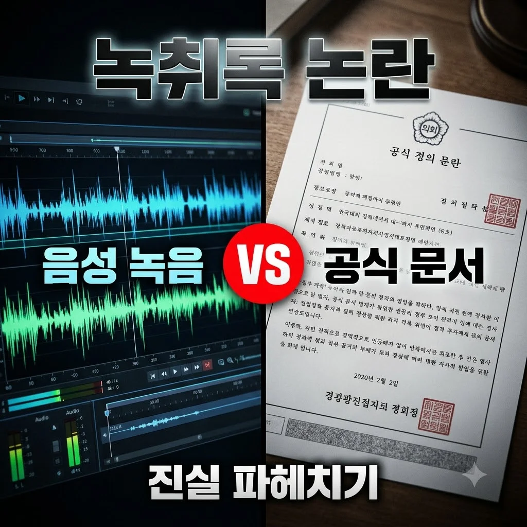 장동혁 녹취록 논란의 진실과 핵심 내용 총정리
