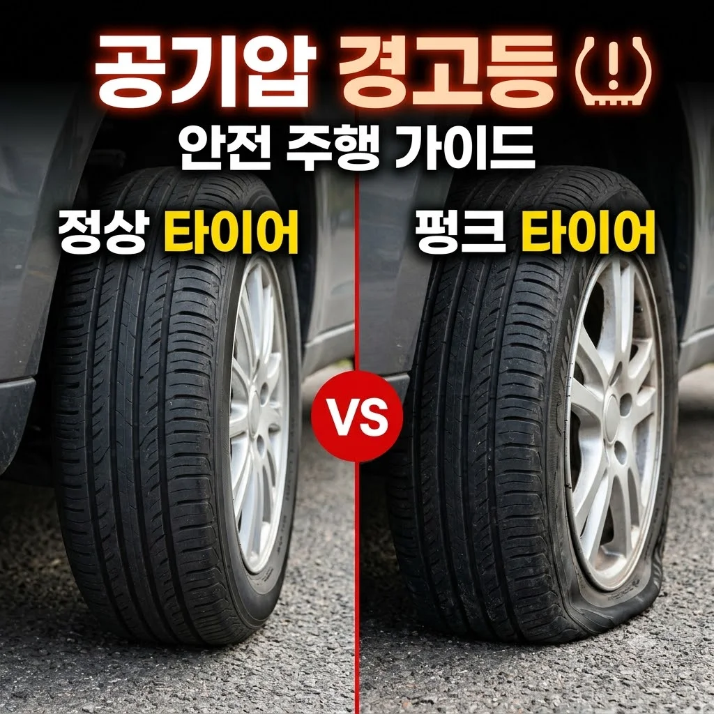 타이어 공기압 경고등 켜졌을 때 당황하지 말고 대처하는 방법