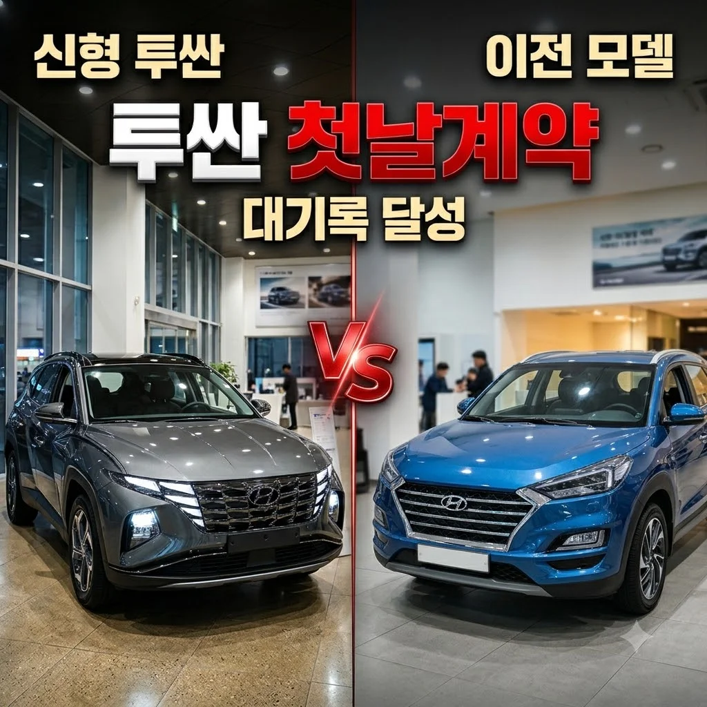 현대차 투싼 첫날 계약 대박 흥행 성공 이유와 특징 분석
