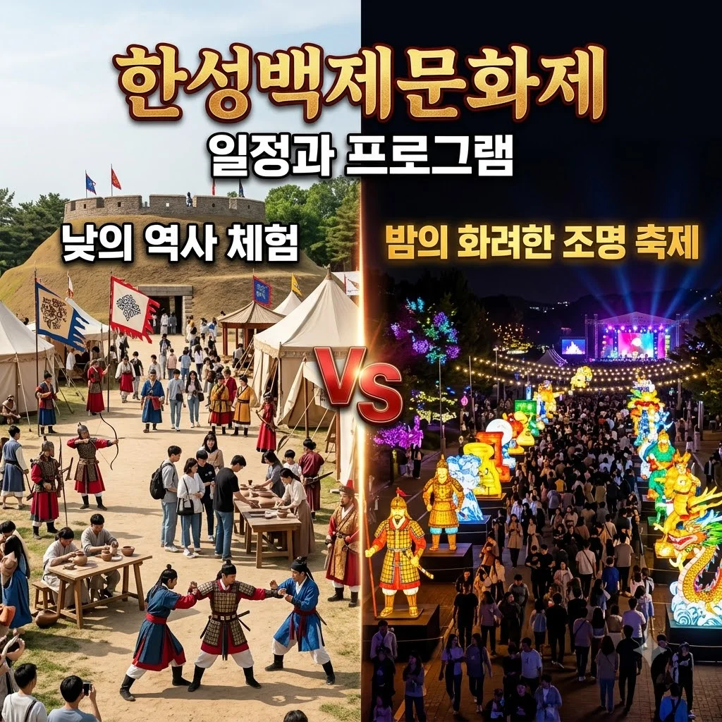 한성백제문화제 일정과 프로그램, 주차장 정보 총정리