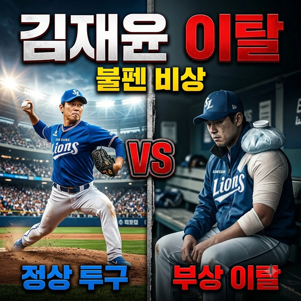 삼성 김재윤 부상 이탈, 불펜진 운영에 미치는 영향과 전망
