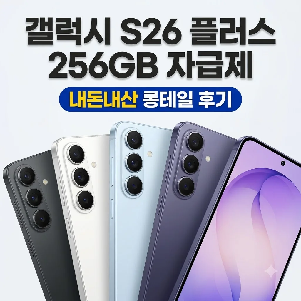 갤럭시 S26 플러스 256GB 자급제 내돈내산 롱테일 후기