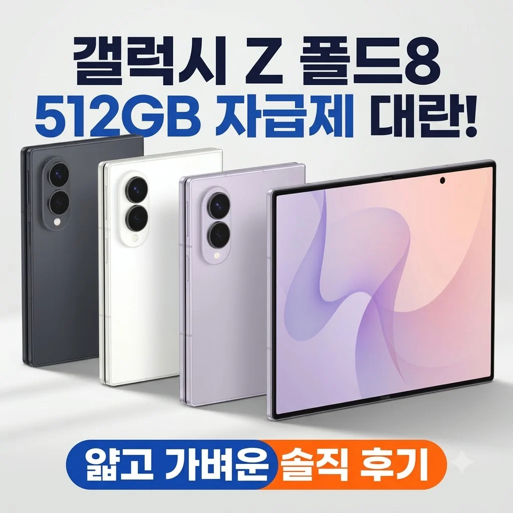 갤럭시 Z폴드8 512GB 자급제 SM-F971N 대란 얇고 가벼운 솔직 후기