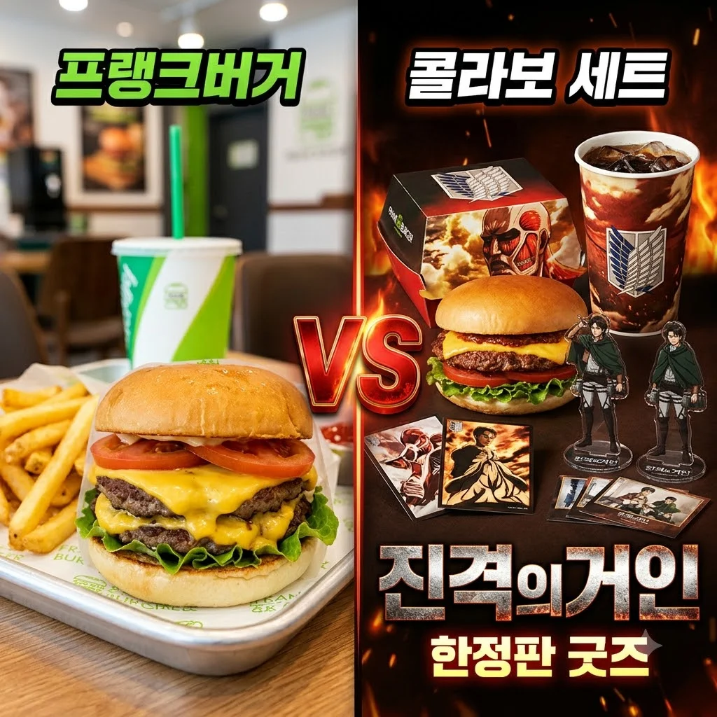 프랭크버거 진격의거인 콜라보 메뉴와 굿즈 혜택 총정리