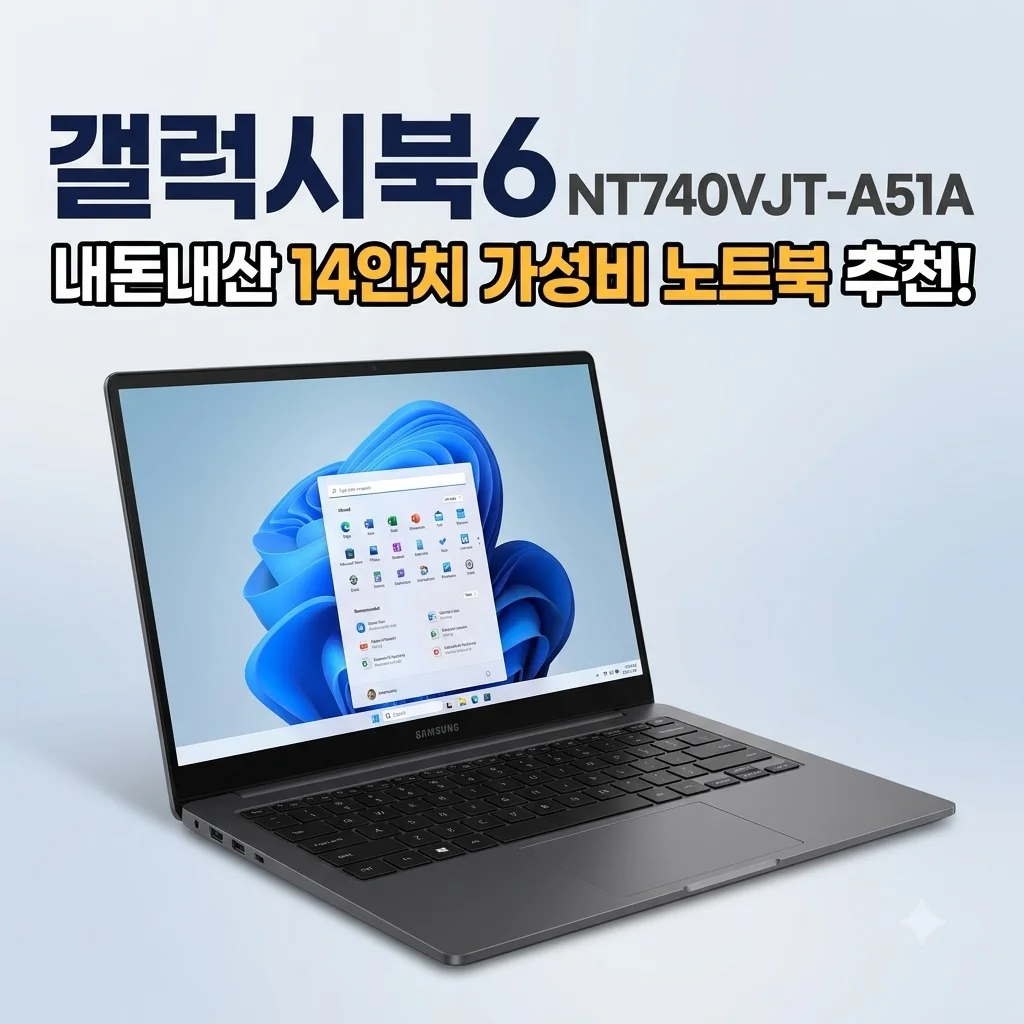 갤럭시북6 NT740VJT-A51A 내돈내산 14인치 가성비 노트북 추천