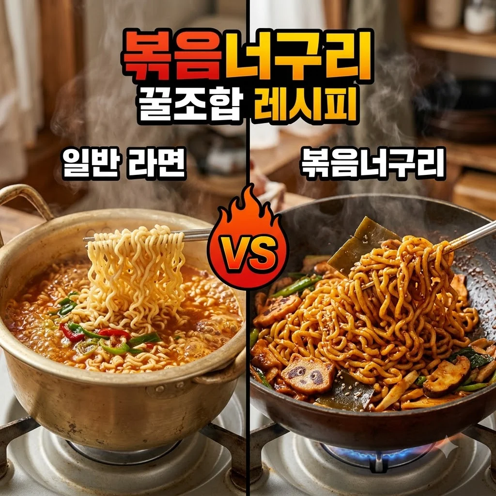 볶음너구리 맛있게 끓이는 법과 매콤한 해물 맛 살리는 황금 레시피