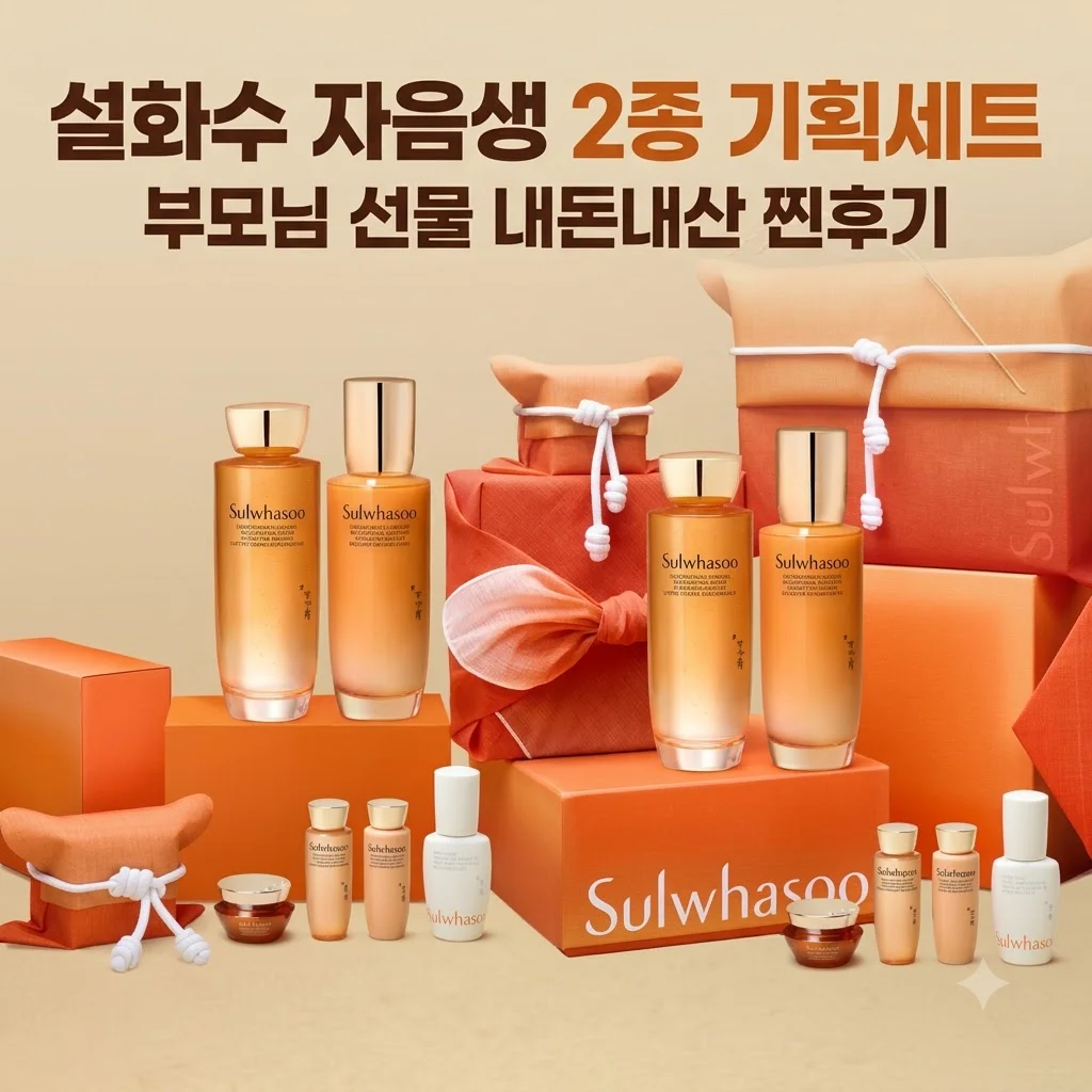 설화수 자음생 2종 기획세트 부모님 선물 내돈내산 찐후기
