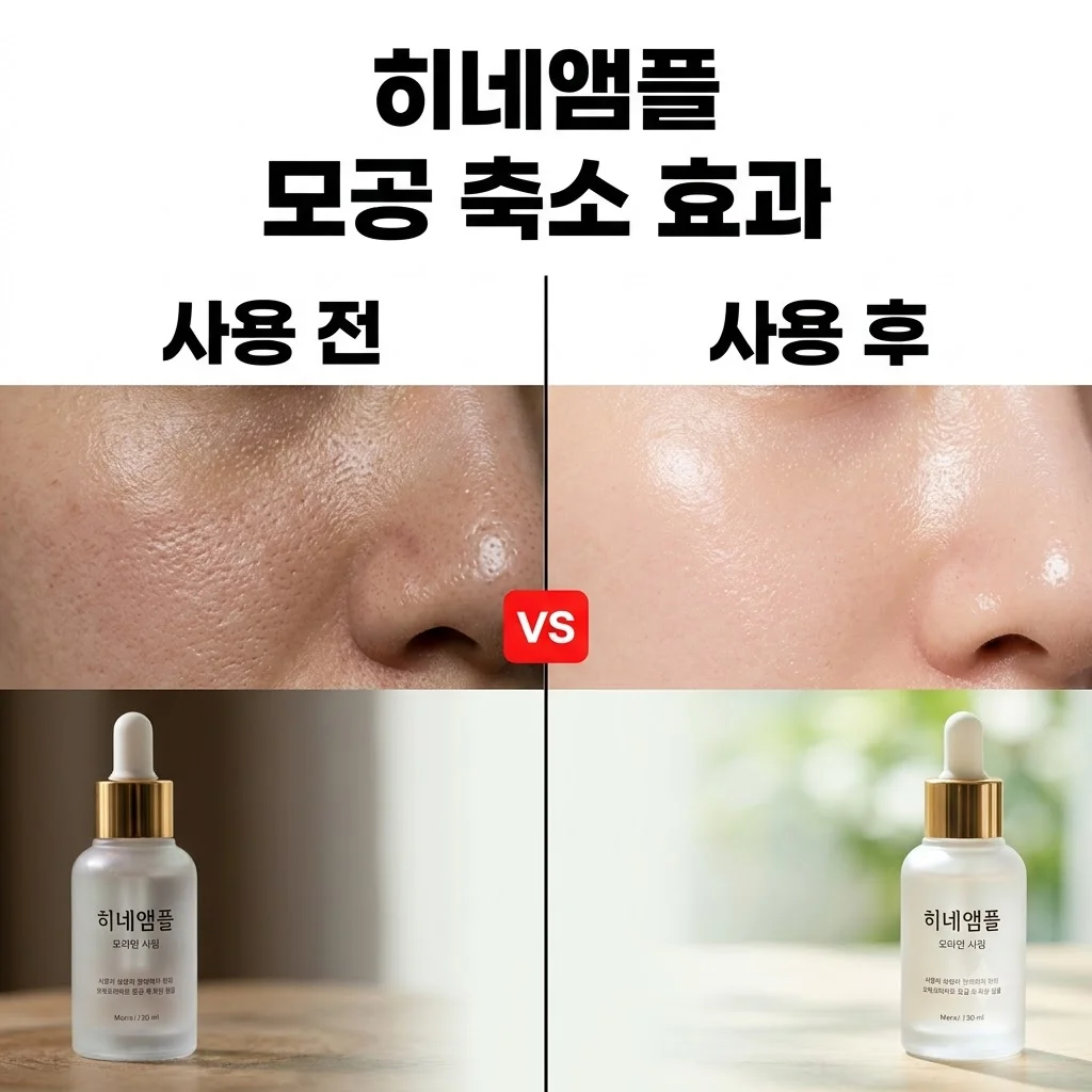 히네 모공앰플 내돈내산 효과 및 사용법 총정리
