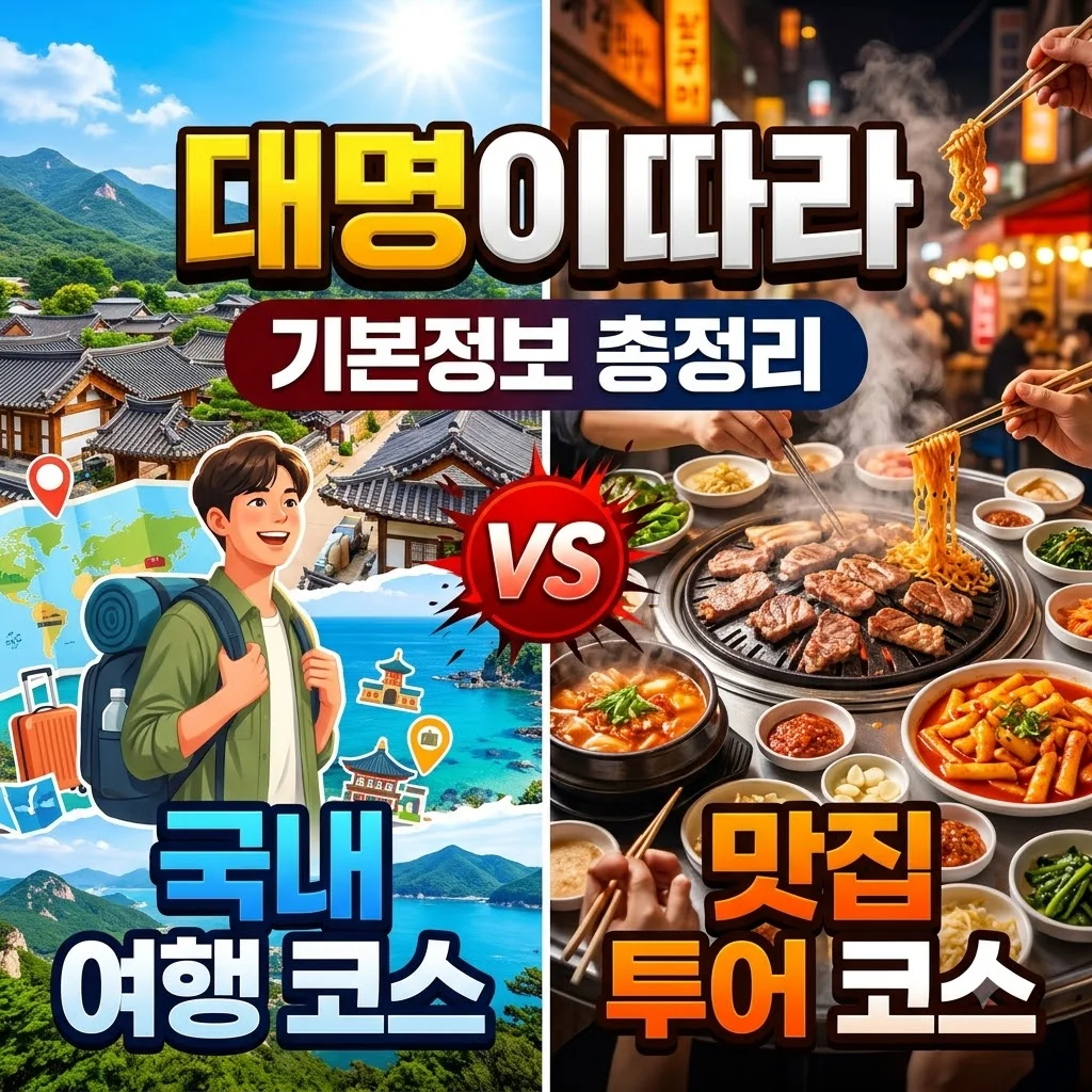 맛따라 길따라 대명이따라 기본정보 핵심 가이드와 이용 방법